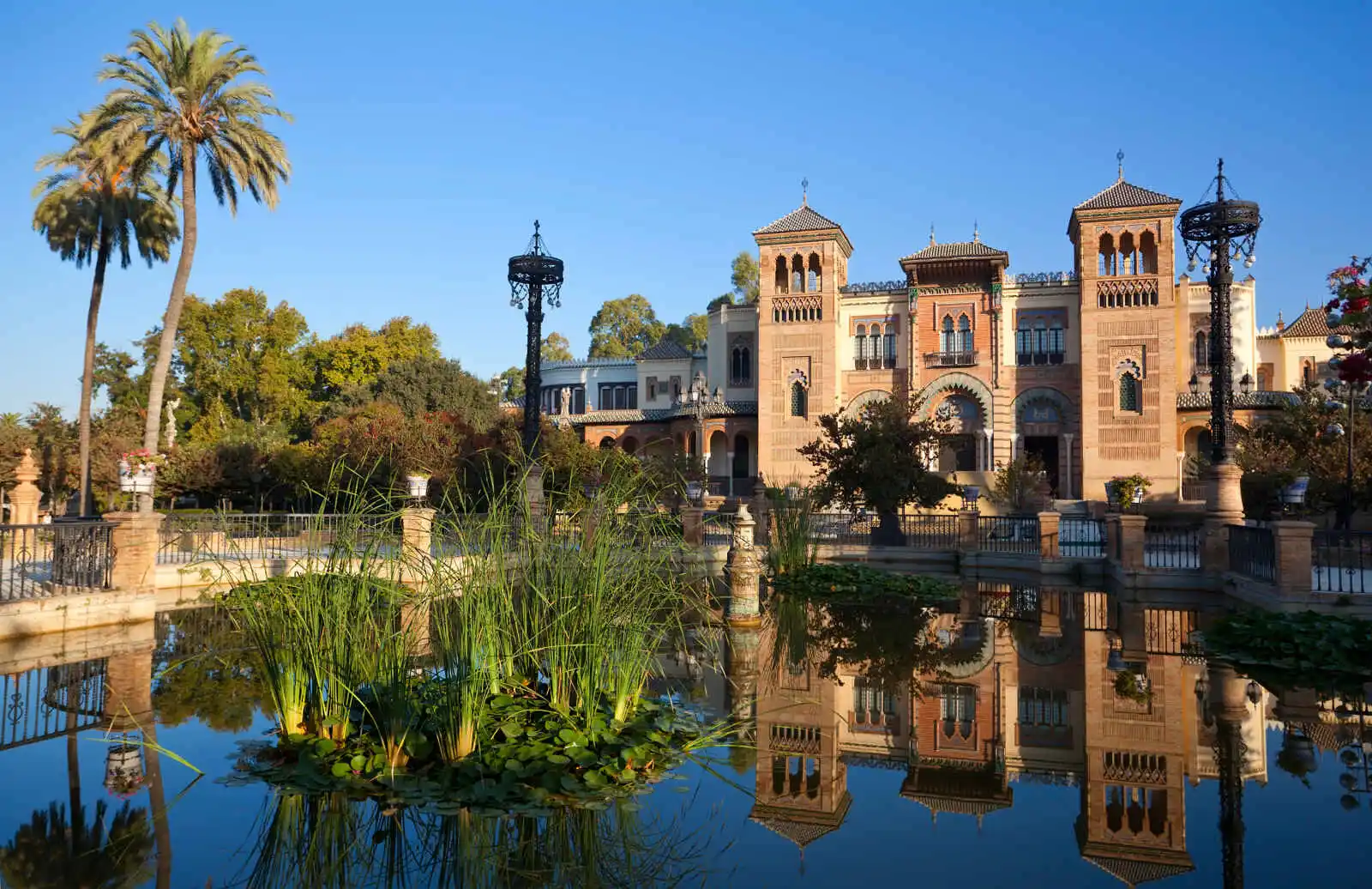 Plaza de America, Parc Maria Luisa, Séville, Andalousie, Espagne