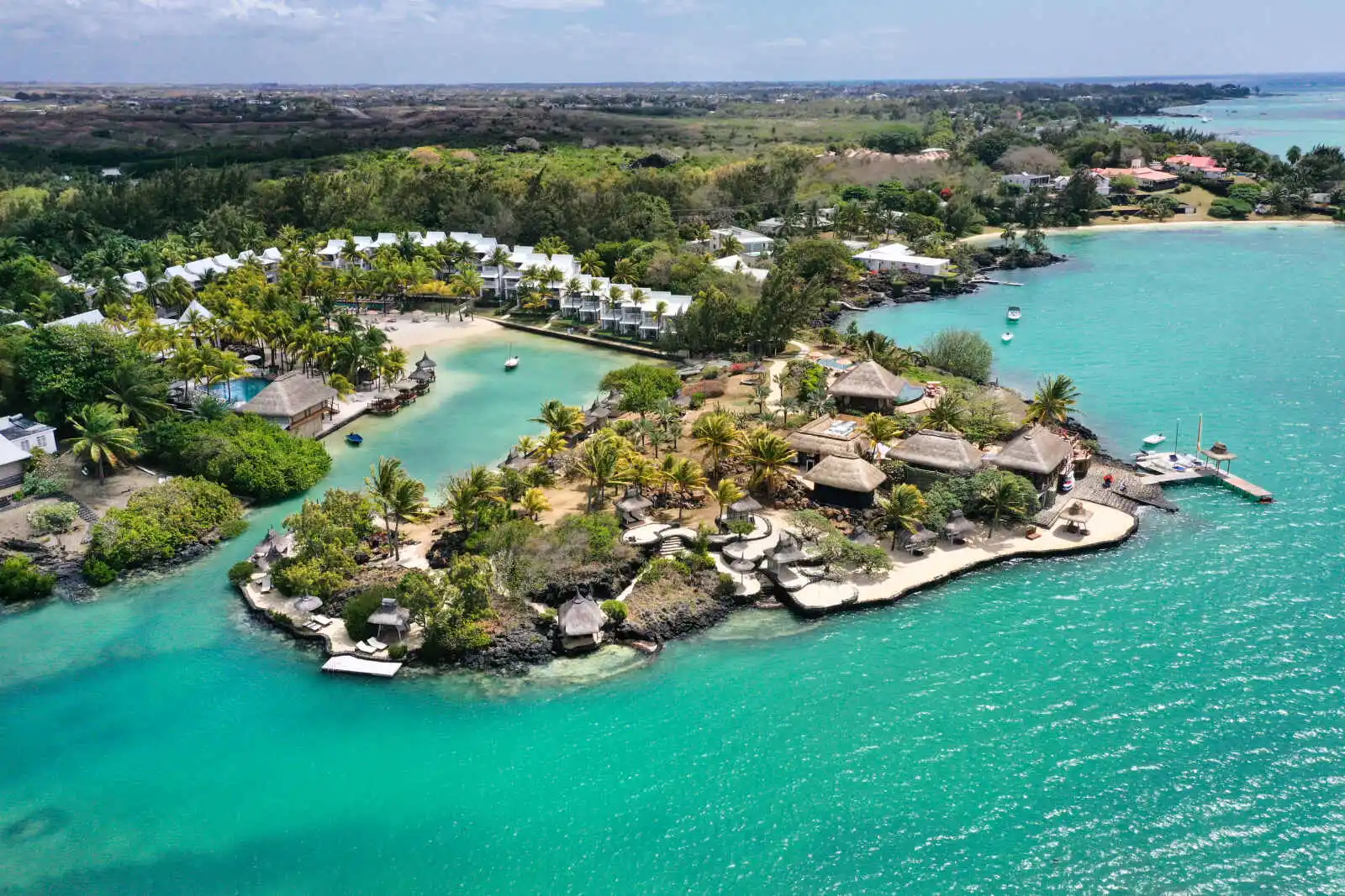 Vue aérienne, Paradise Cove Boutique Hotel, Anse la Raie, île Maurice