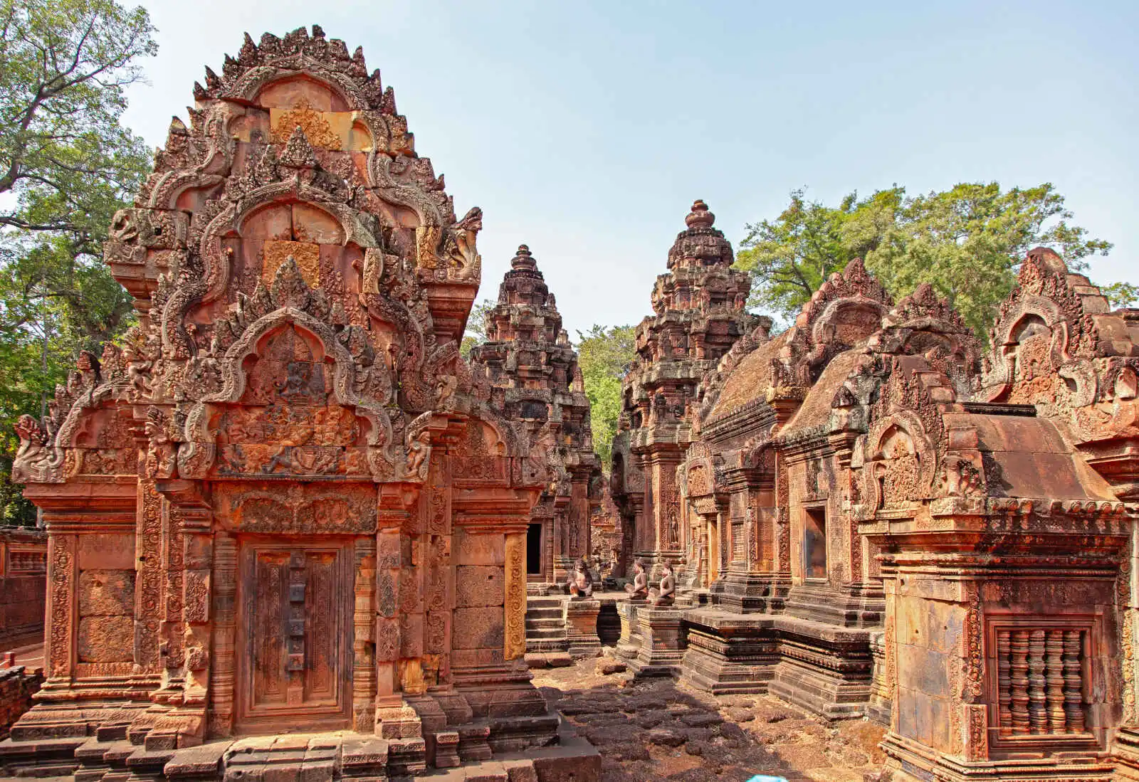 Temple Benteay Srei, Angkor, Siem Reap, Cambodge