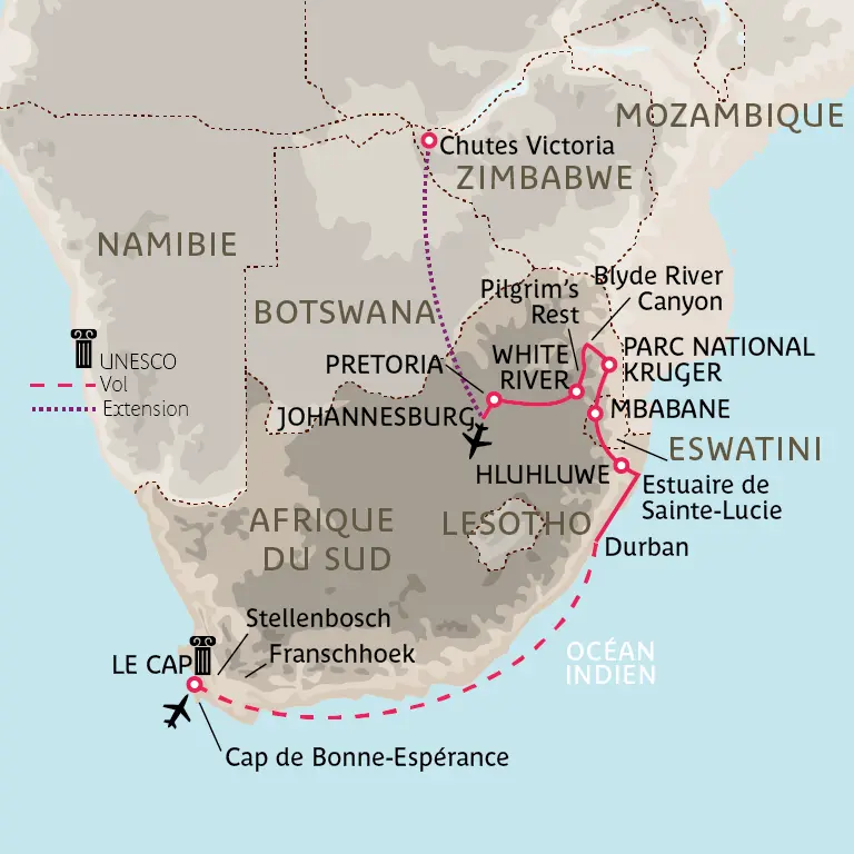 Carte Sud Africana