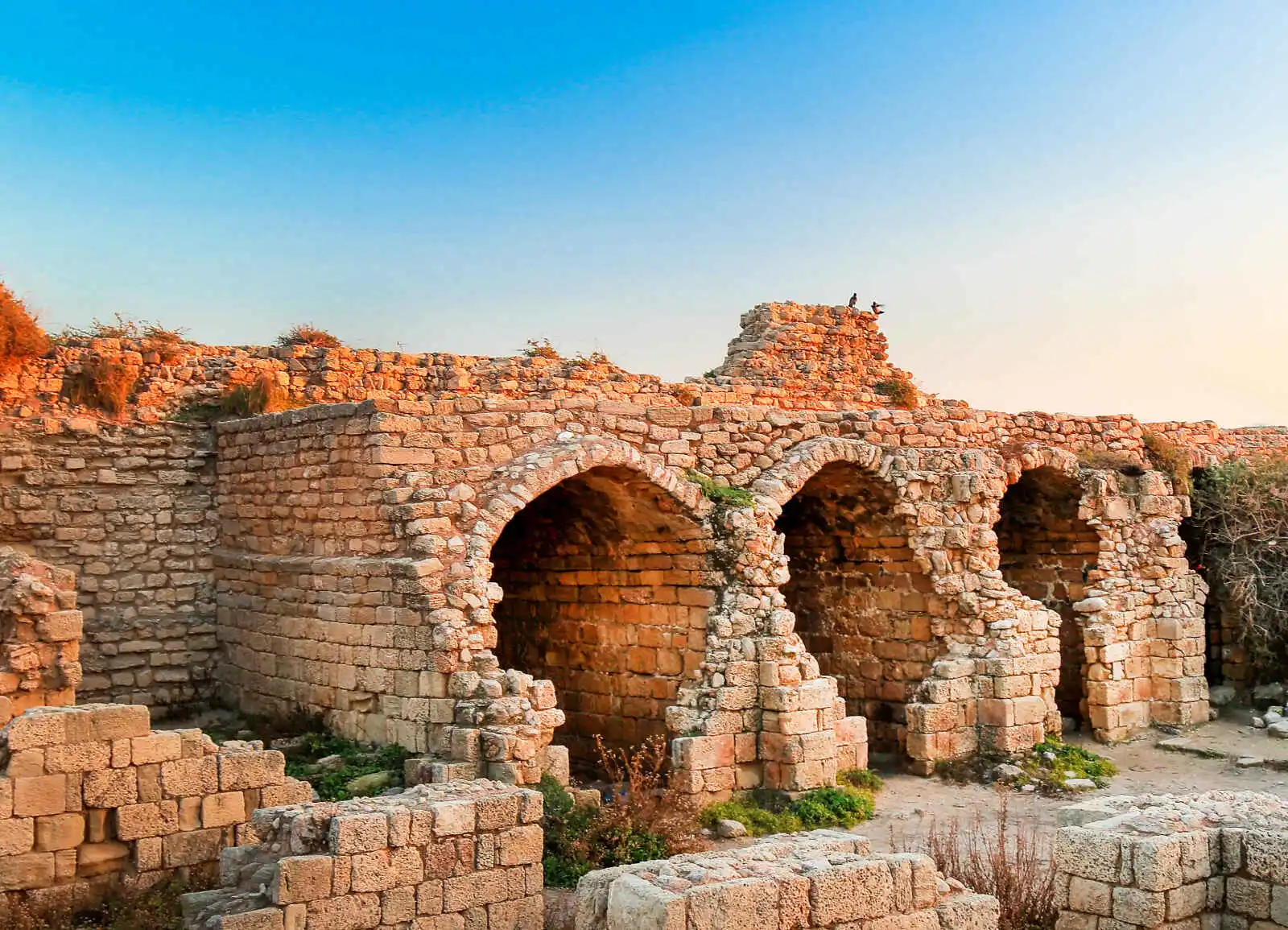 Ruines de l'ancienne forteresse, Ashdod, Israël