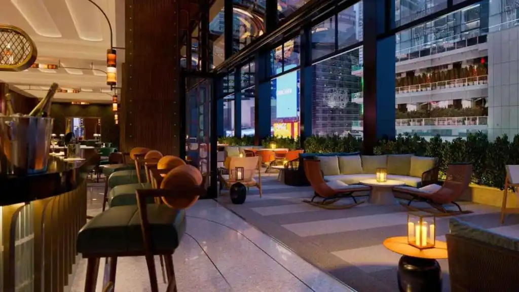Lobby Bar and Lounge, hôtel Tempo by Hilton New York Times Square