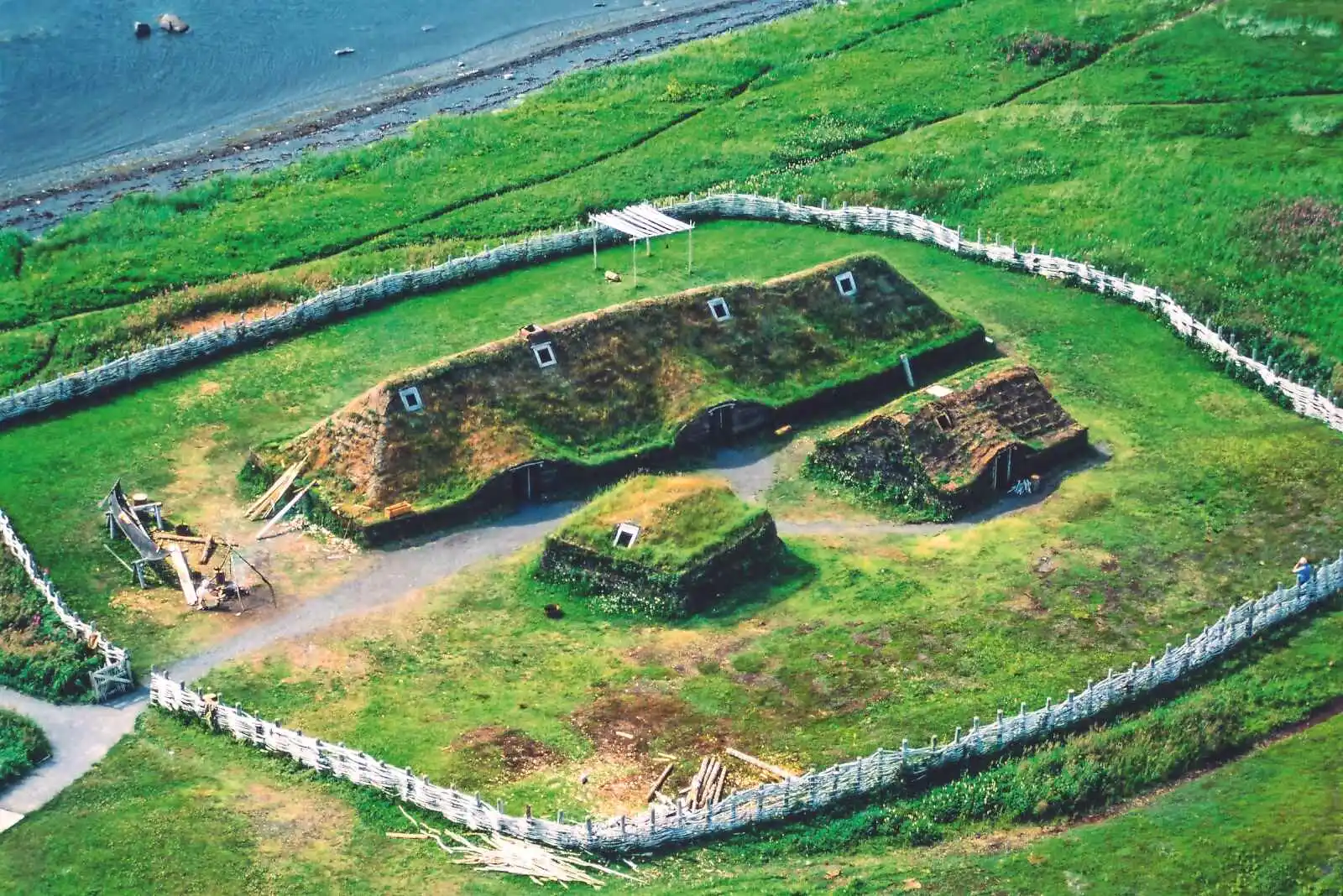 L’Anse aux Meadows (Straumfjörð, site archéologique viking, Terre-Neuve, Terre-Neuve-et-Labrador, Canada