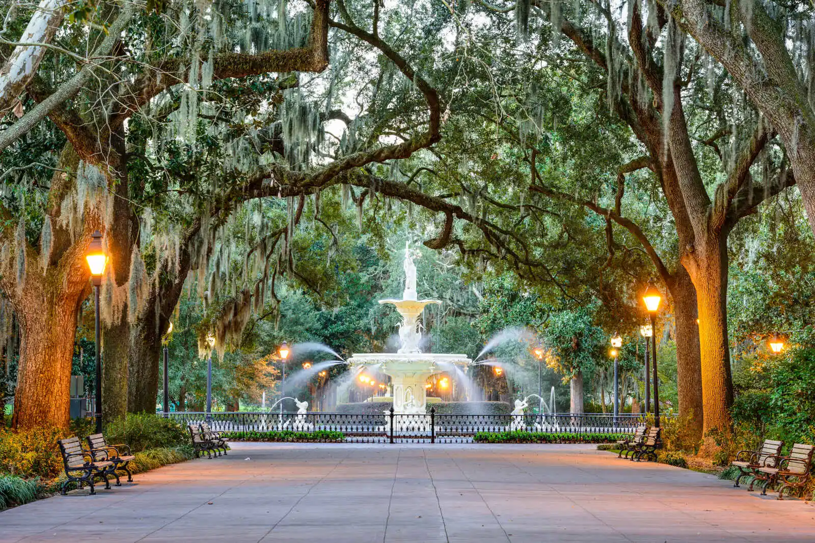 Fontaine du parc de Forsyth, Savannah