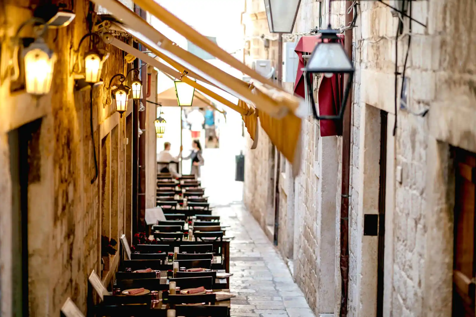Terrasses de restaurants, Dubrovnik