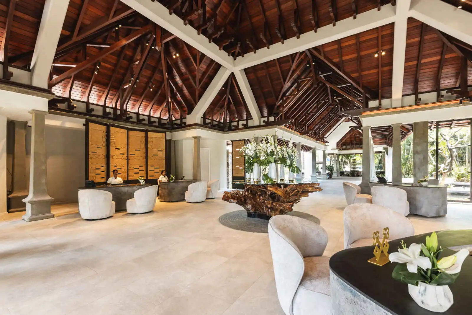 Lobby principal, hôtel Maradiva Villas Resort & Spa