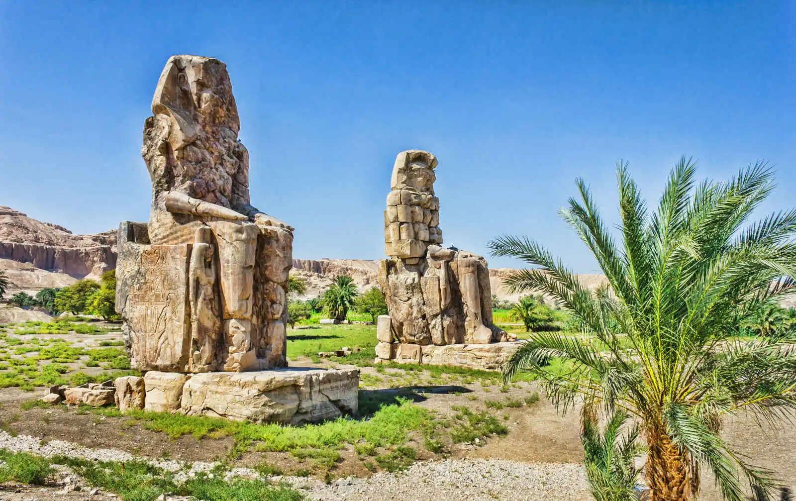 Colosses de Memnon, région de Louxor