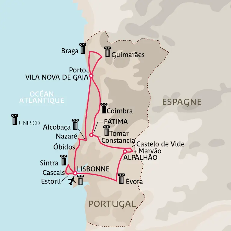 Carte L’Âme du Portugal