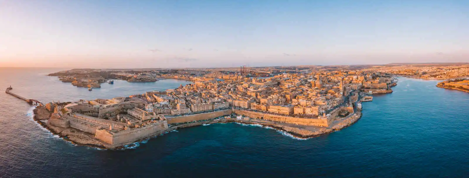 Coucher de soleil, La Valette, Malte
