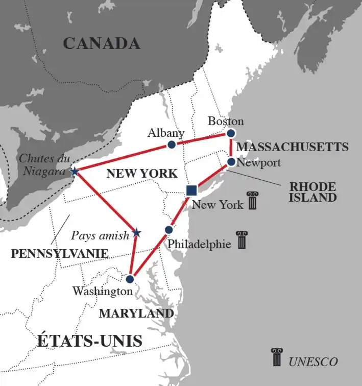 Carte Triangle de l’Est