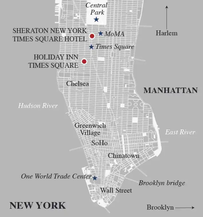 Carte Chroniques de New York 5 nuits