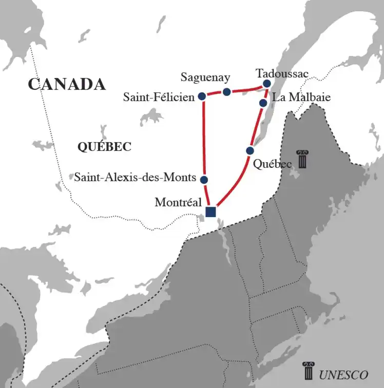 Carte Odyssée québécoise