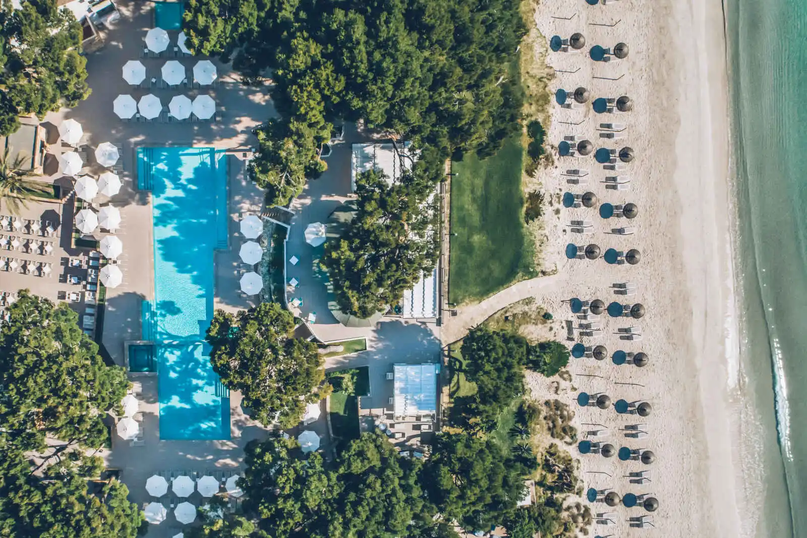 Vue aérienne de l'hôtel, hôtel Iberostar Selection Playa de Muro Village