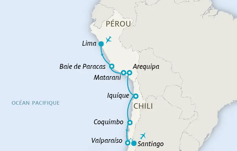 Carte De Lima à Valparaíso
