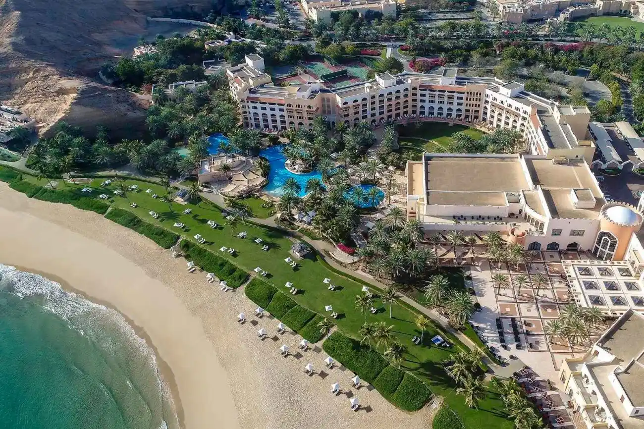 Vue aérienne de l'hôtel, Shangri-La Barr Al Jissah, Muscat