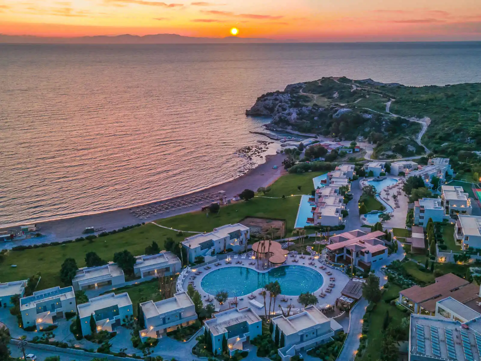 Vue aérienne de l'hôtel, hôtel Sentido Port Royal Villas & Spa