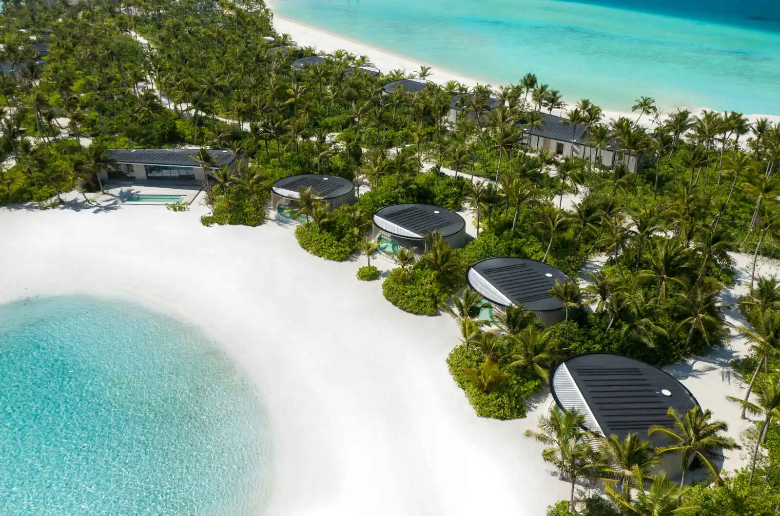Vue sur la plage de l'hôtel, Ritz Carlton Maldives : Fari Islands