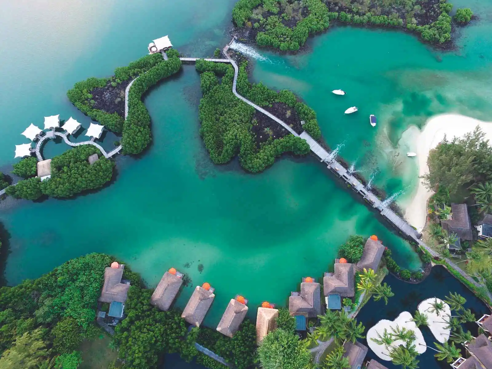 Vue aérienne de l'hôtel, Constance Prince Maurice