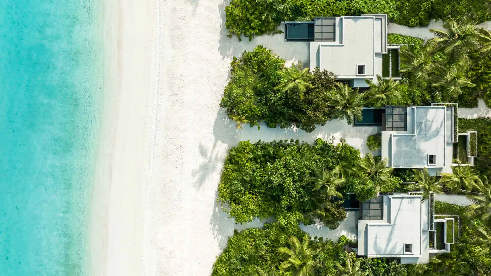 Vue aérienne de l'hôtel, Alila Kothaifaru Maldives