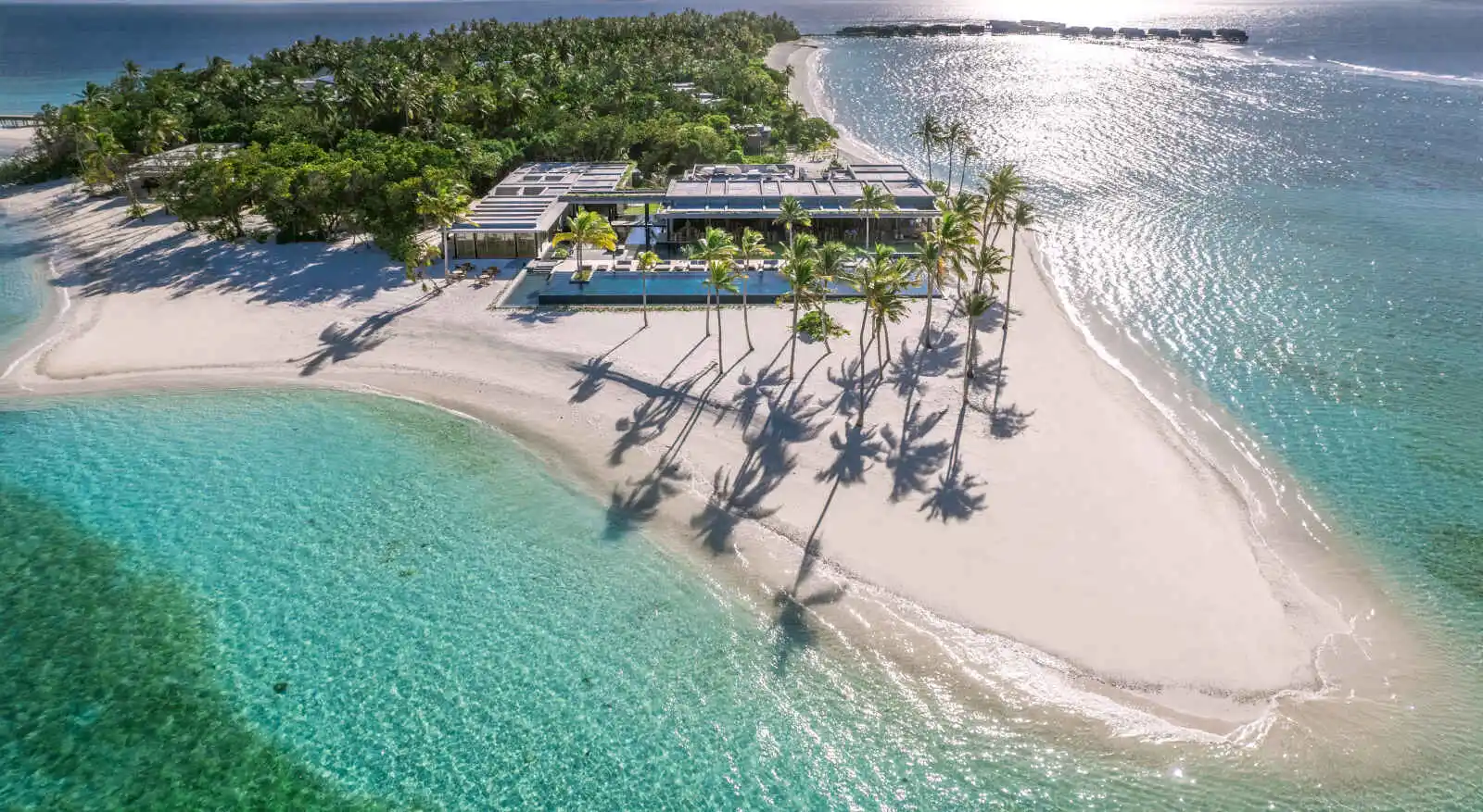 Vue aérienne de l'hôtel, Alila Kothaifaru Maldives