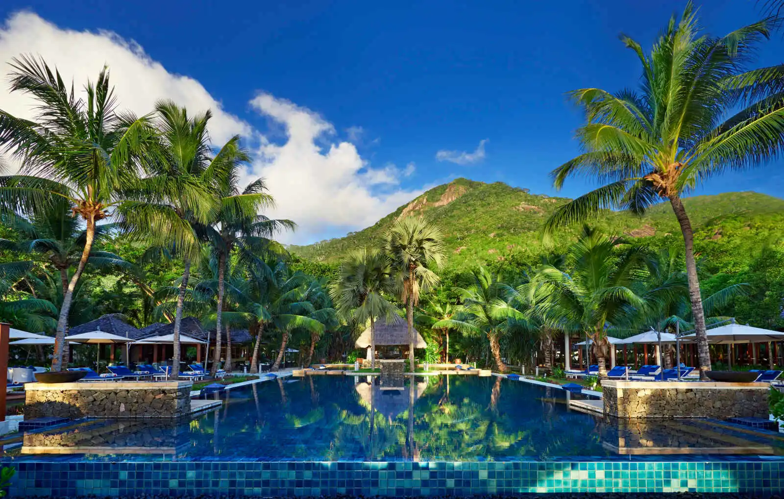 Piscine, Hilton Seychelles Labriz Resort & Spa, Mahé, Seychelles