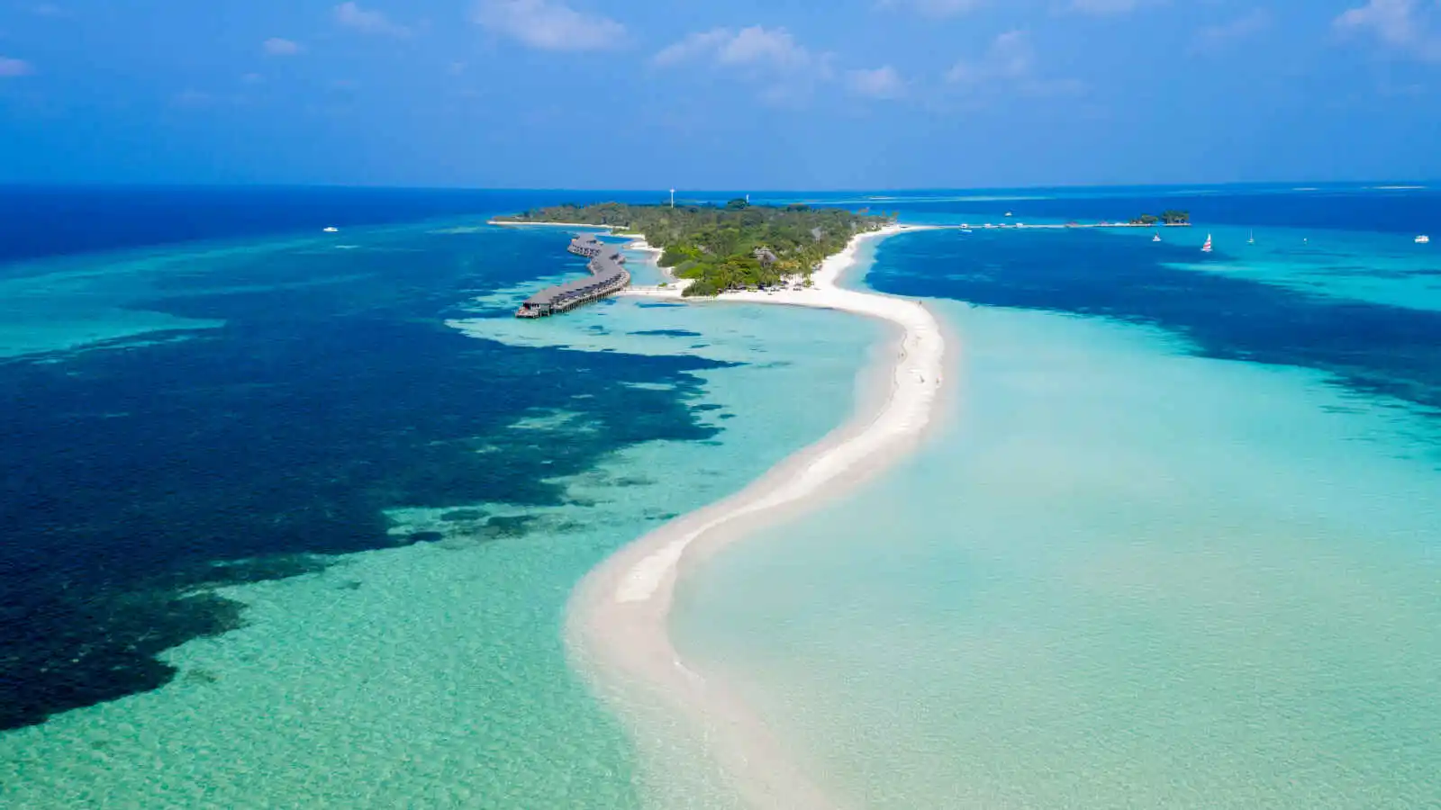 Vue aérienne Kuredu Island Resort & Spa, Maldives