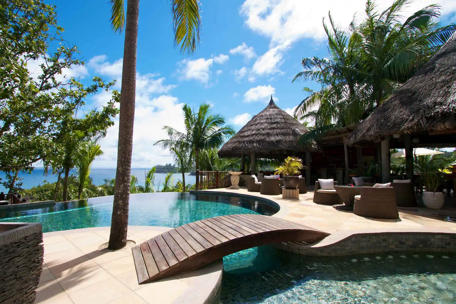 Piscine principale, Valmer Resort, Seychelles