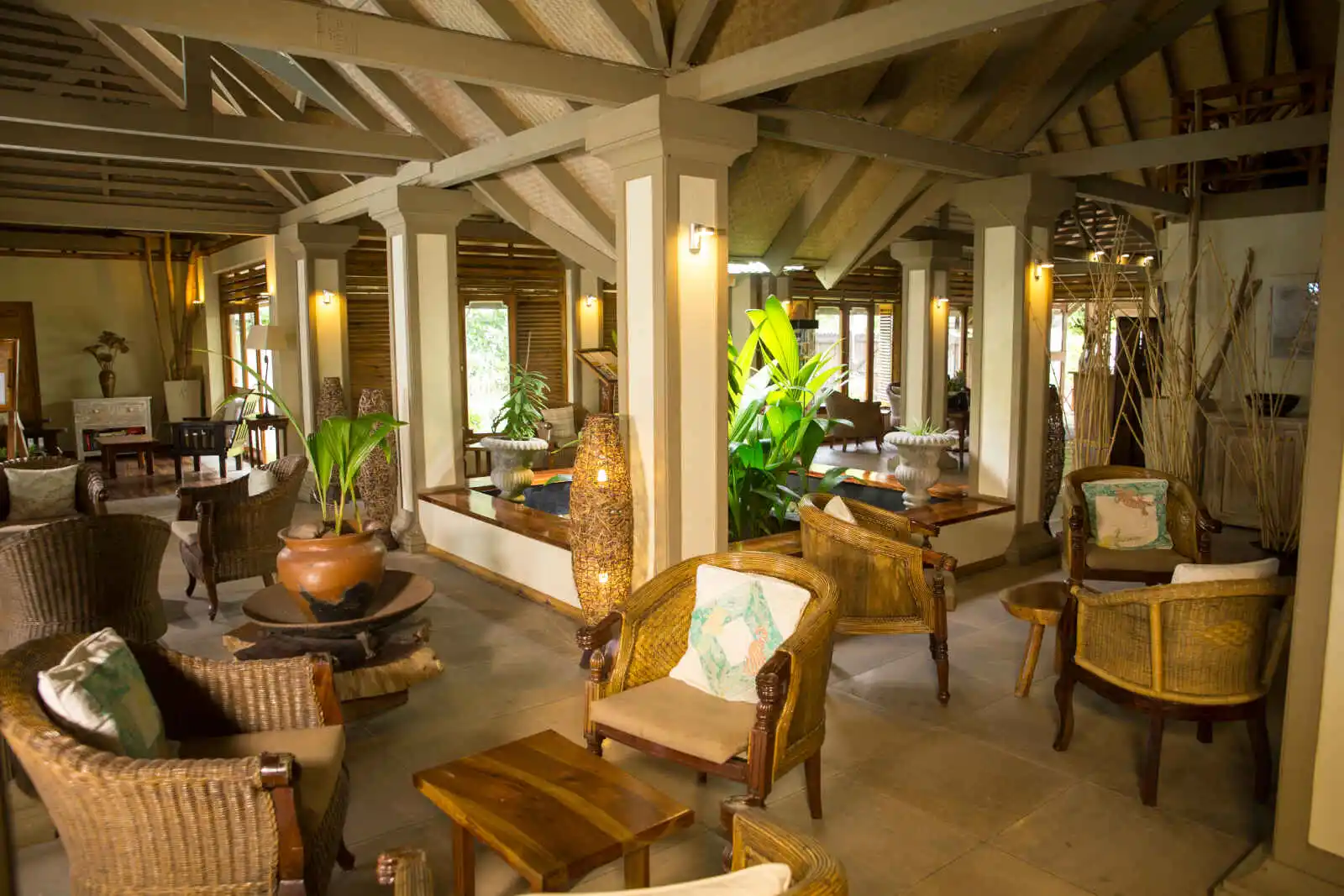 Lobby, Indian Ocean Lodge, Seychelles