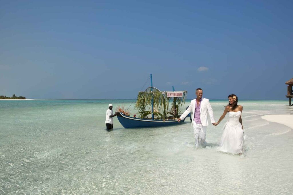 Voyage de noces aux Maldives