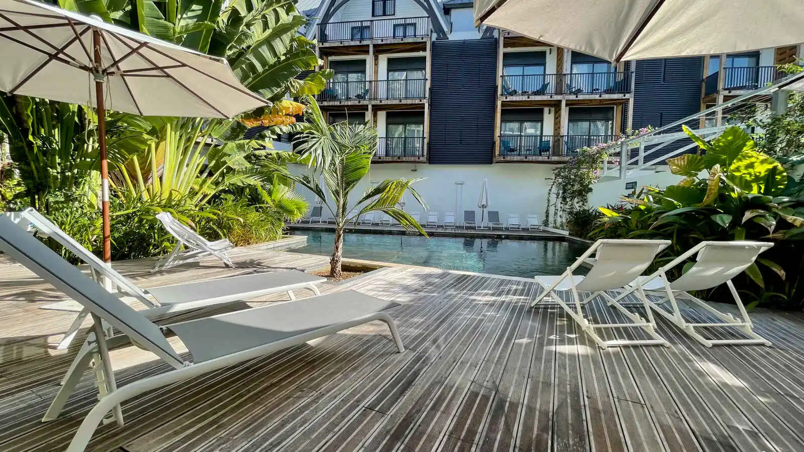 Piscine de l'hôtel, Santa Apolonia Résidence