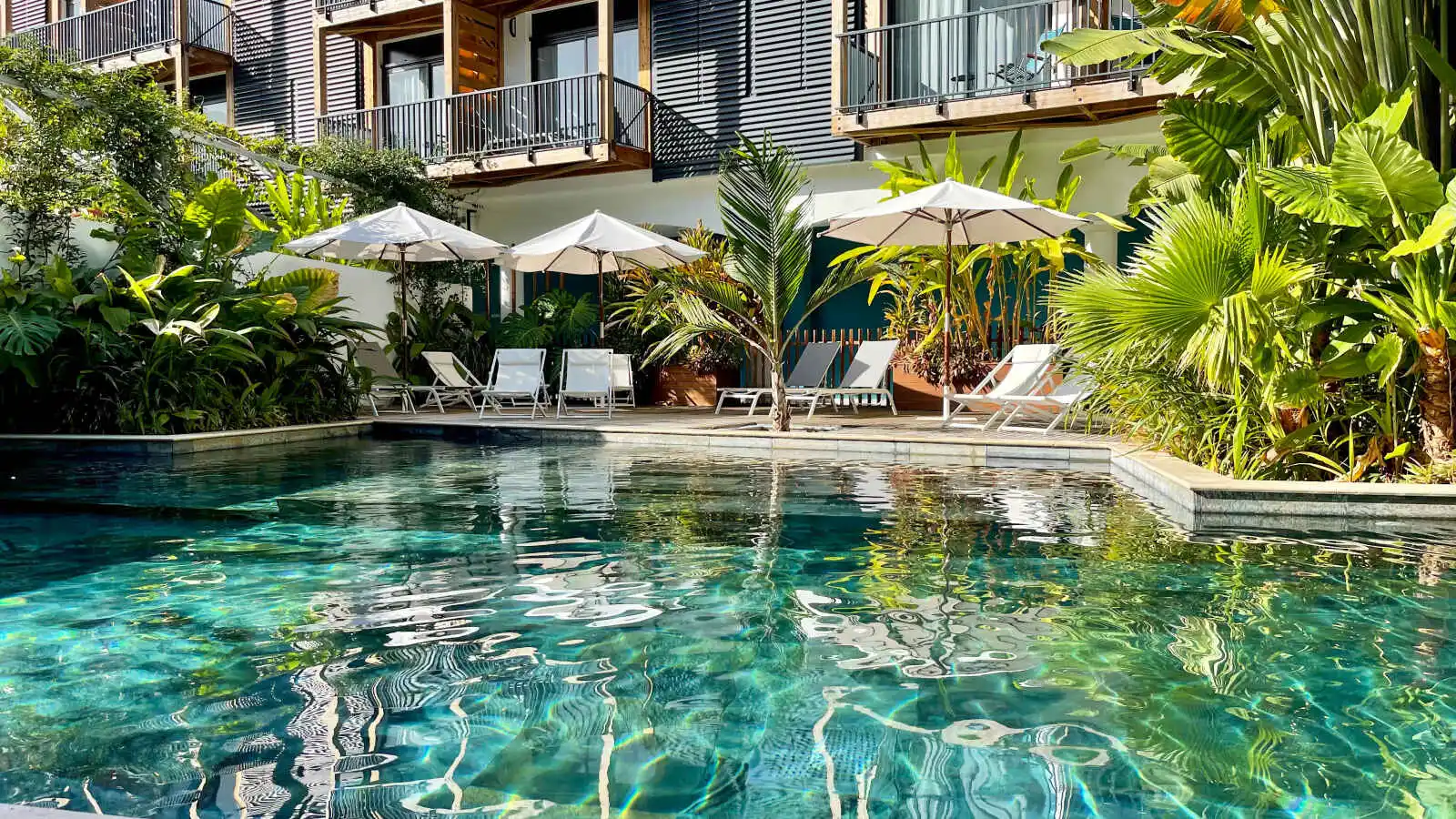 Piscine de l'hôtel, Santa Apolonia Résidence