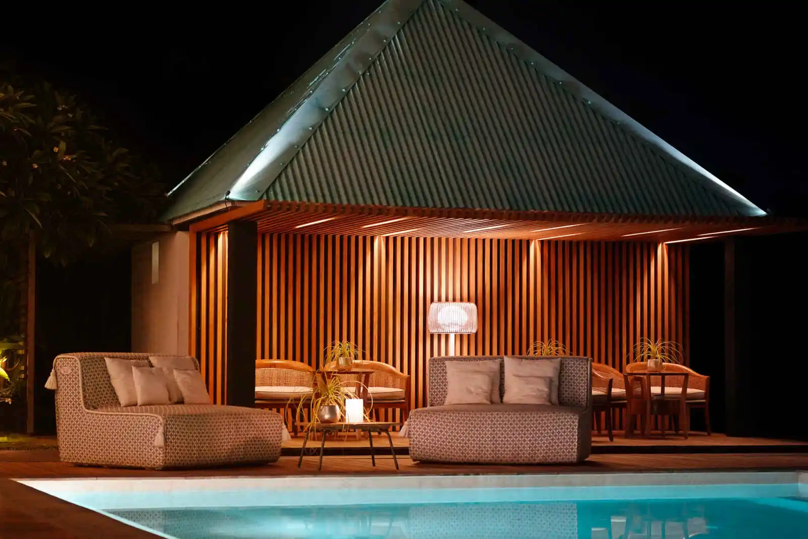 Pool bar, Blue Margouillat Seaview Hotel, La Réunion