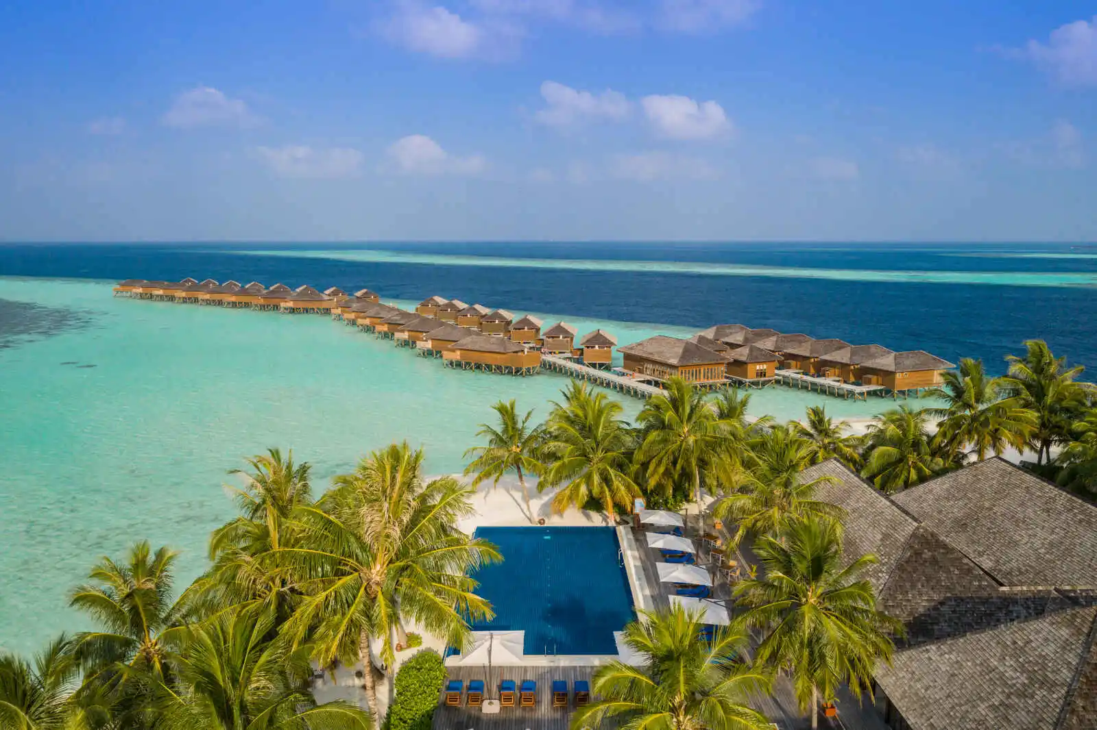 Vue d'ensemble, Vilamendhoo Island Resort & Spa, Atoll d'Ari, Maldives