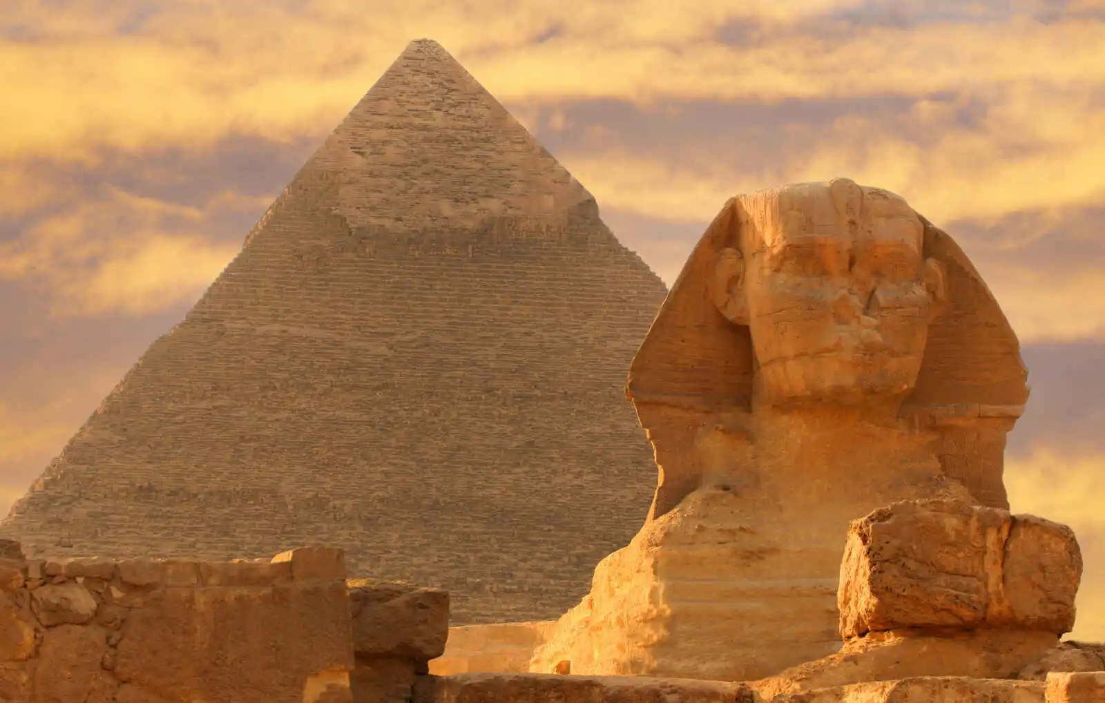 Pyramides et Sphinx, Le Caire, Egypte