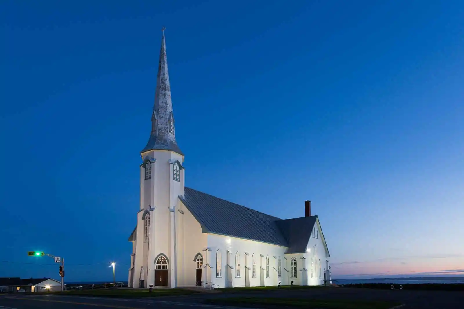 Eglise de St. Pierre-de-la-Vernière, Cap-aux-Meules, Iles de la Madeleine, Québec, Canada
