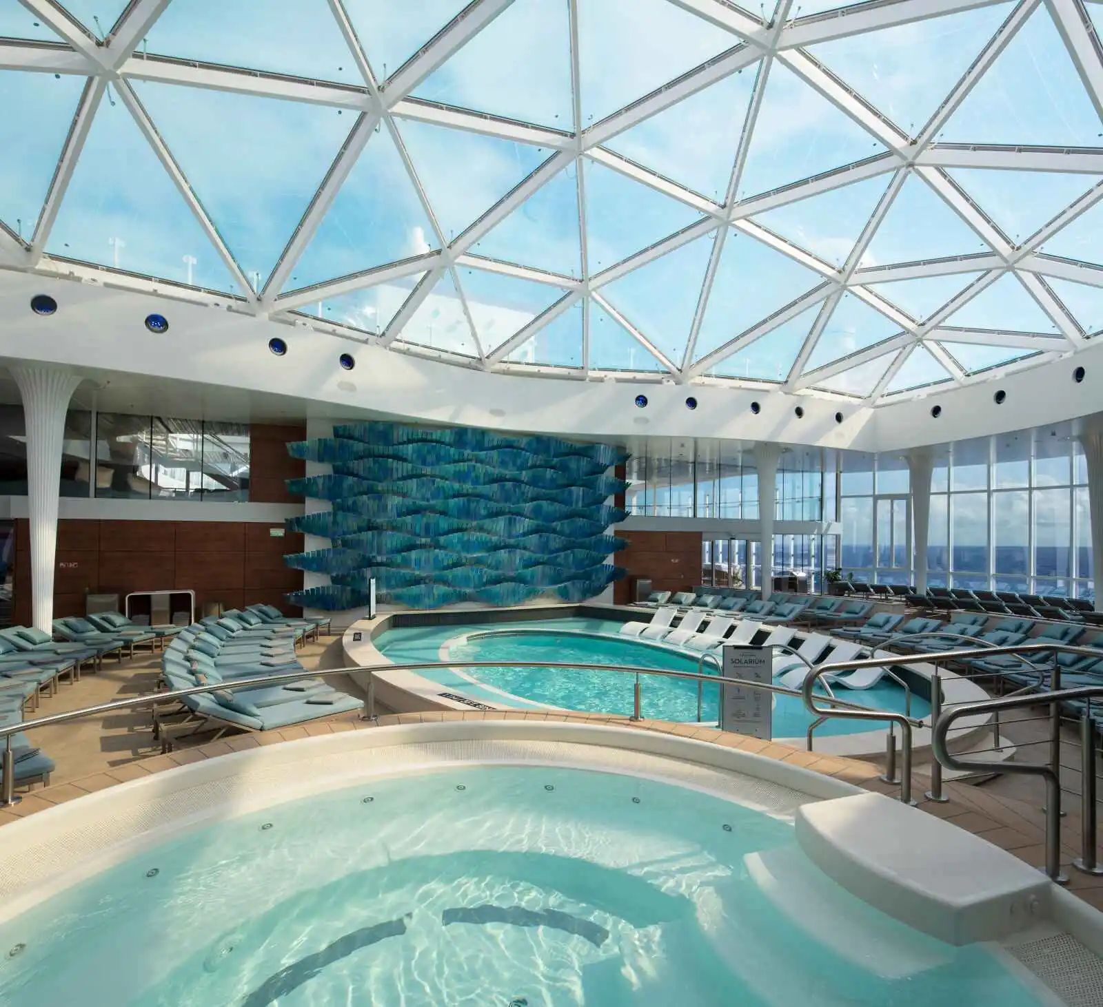 Celebrity Edge, Edge, EG, Public Venues, Public Rooms, Onboard, On board, Solarium, adults only pool