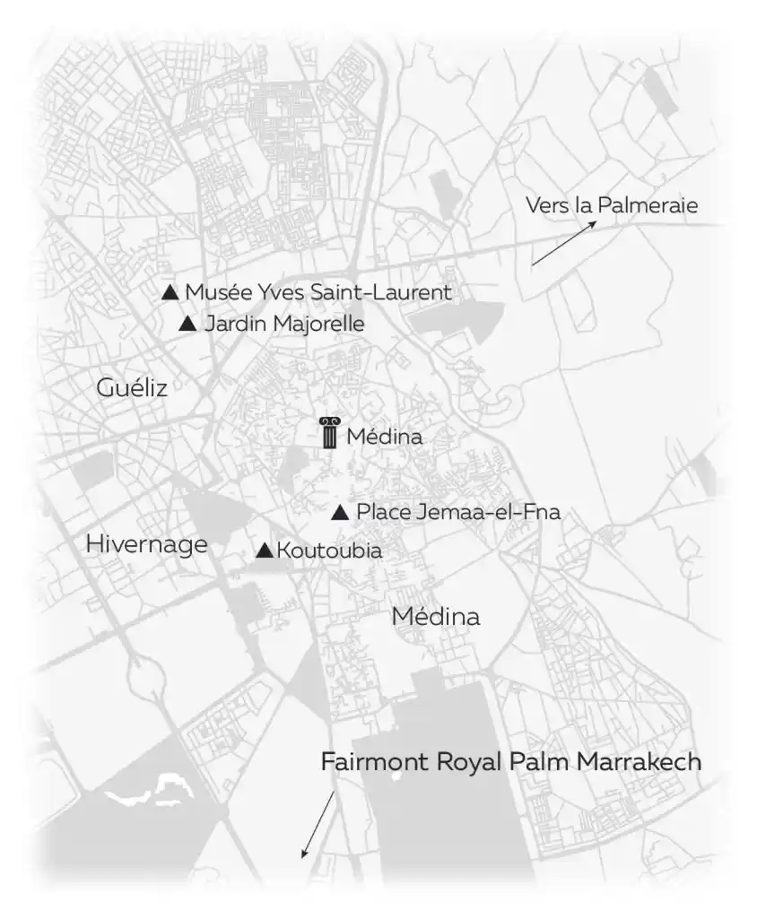 Carte Fairmont Royal Palm Marrakech
