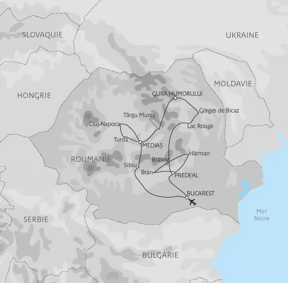 Carte Secrets de Roumanie