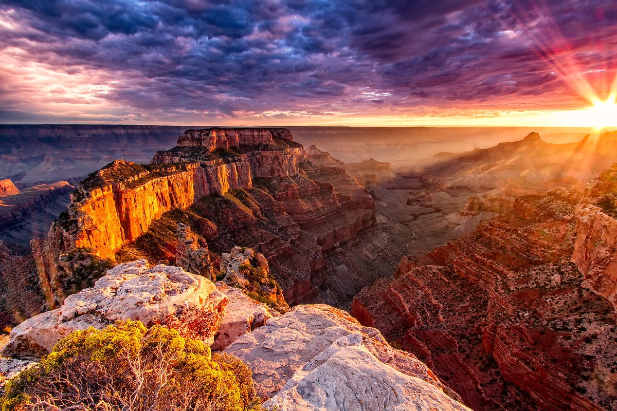 Grand Canyon, Parc national North Rim, Arizona, États-Unis