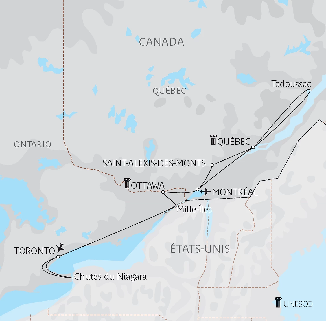 Carte Fantastique Canada