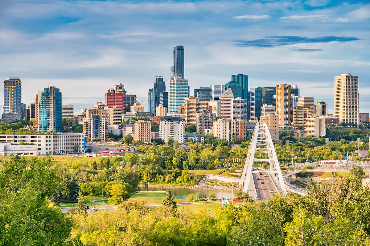 Skyline d'Edmonton, Alberta, Canada