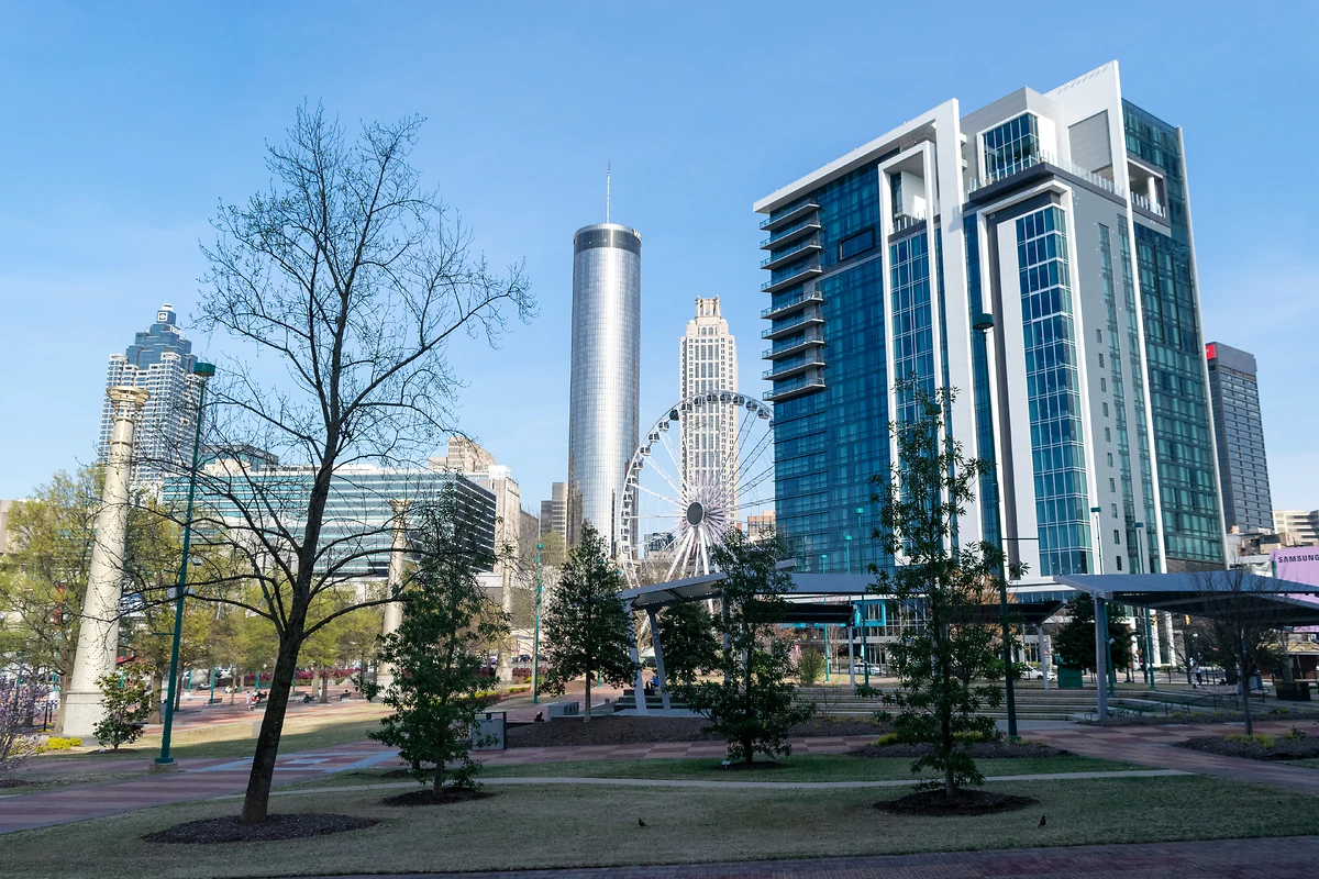 Centennial Park District, Atlanta, Georgie, Etats-Unis