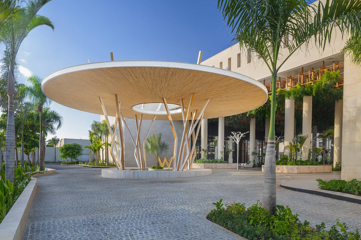 Entrée de l'hôtel, W Punta Cana, République dominicaine