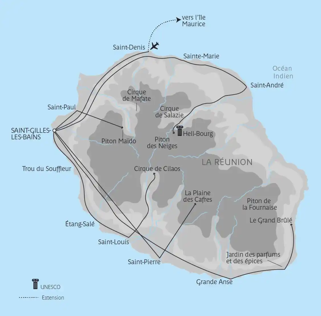 Carte Ti’Zil Bourbon