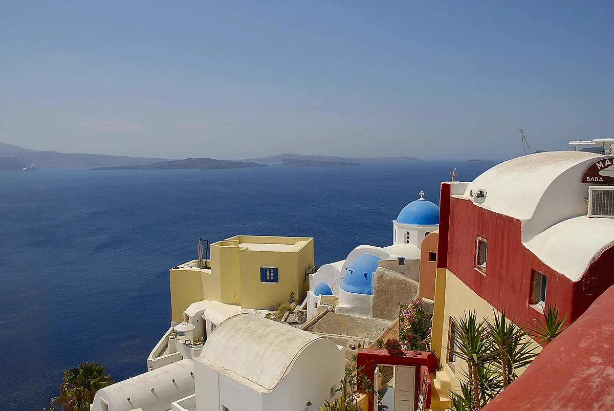 Village d'Oia sur l'île de Santorin