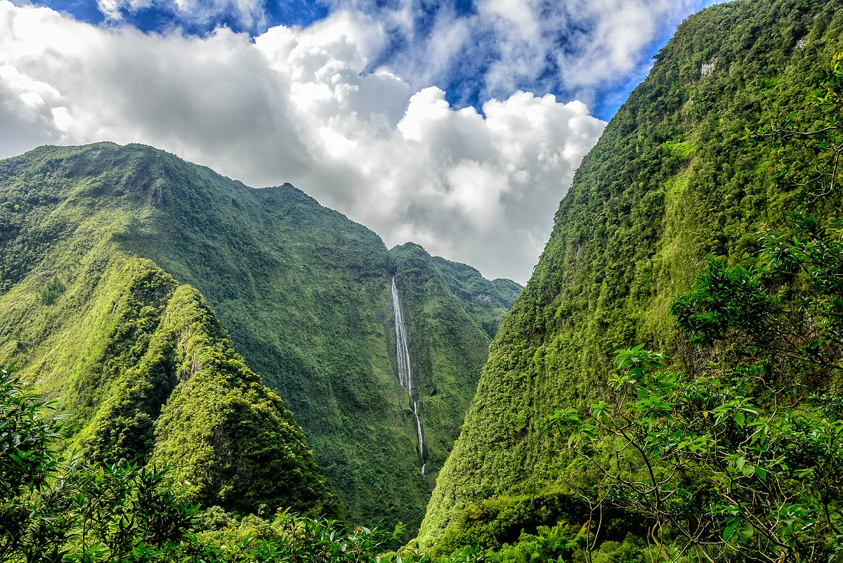 Cascade blanche, cirque de Salazie, La Réunion
