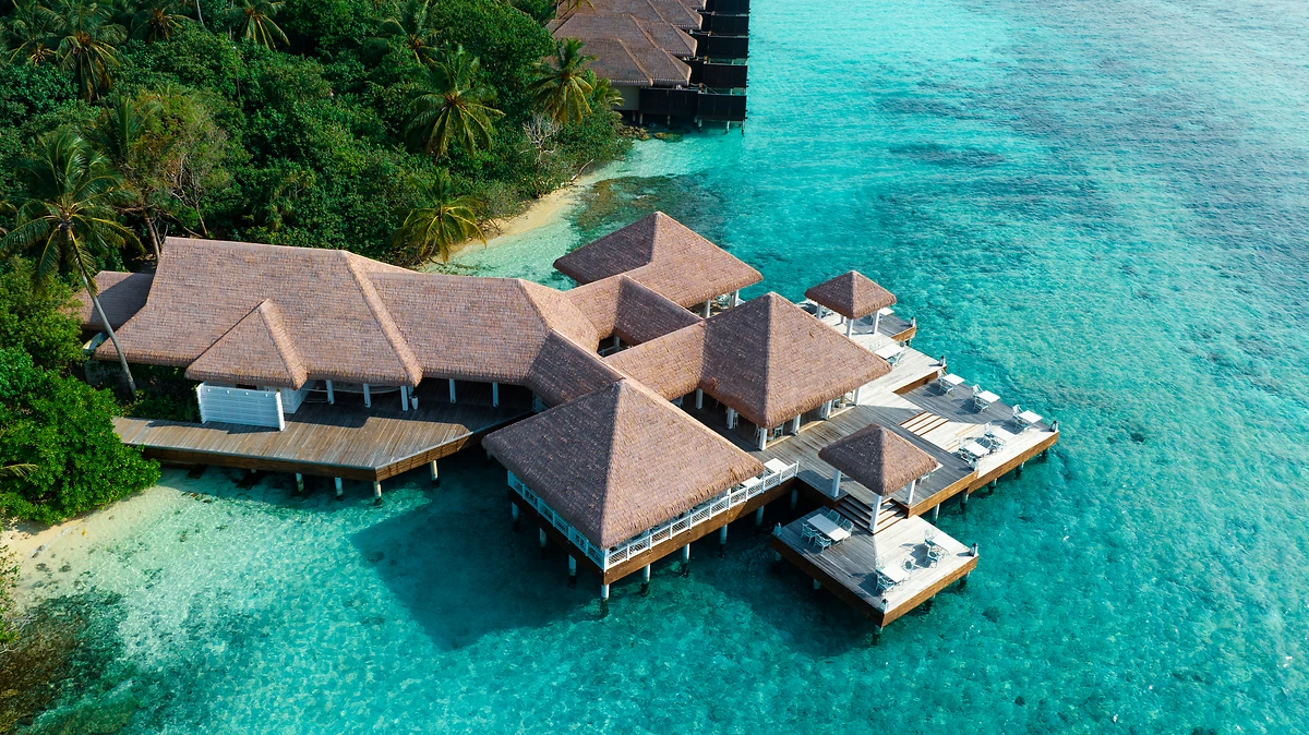 Vue sur le Ocean Breeze, Restaurant, Ayada Maldives