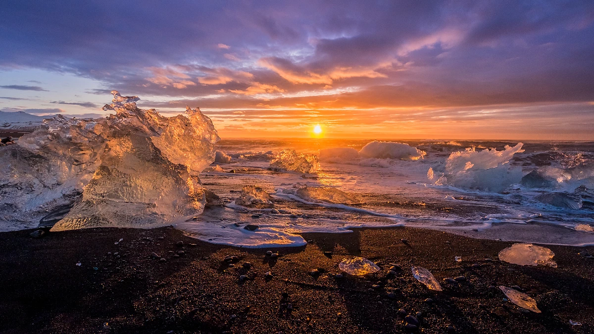 Lagune glacière de Jökulsárlón, Islande