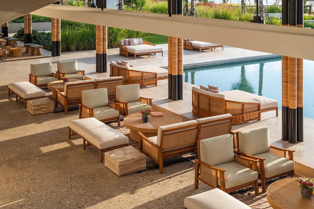 Lobby de l'hôtel, hôtel Cap Karoso