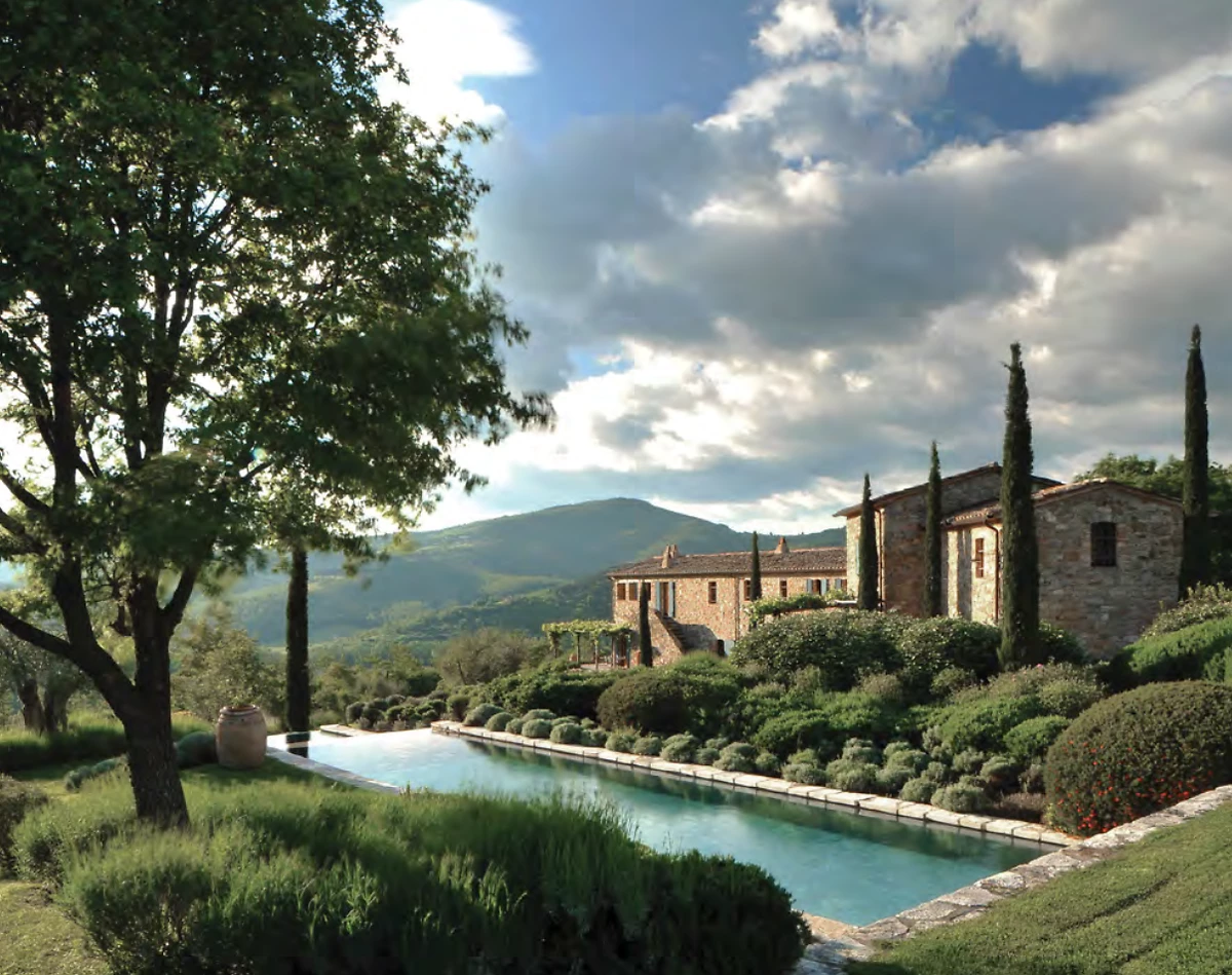 Vue extérieure de l'hôtel, Reschio Estate